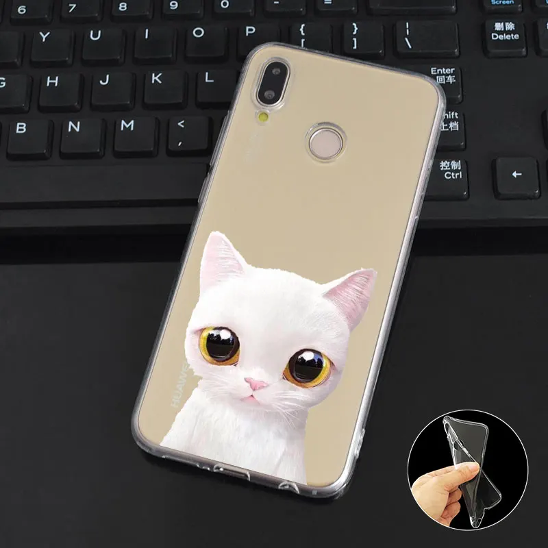 DREAMFOX M491 забавный кот Мягкий ТПУ силиконовый чехол для Huawei Honor 6a 6C 7X9 10 P20 P30 Lite Pro P Smart