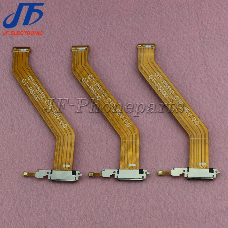 10 шт./лот USB зарядное устройство зарядный порт разъем гибкий кабель лента для Samsung