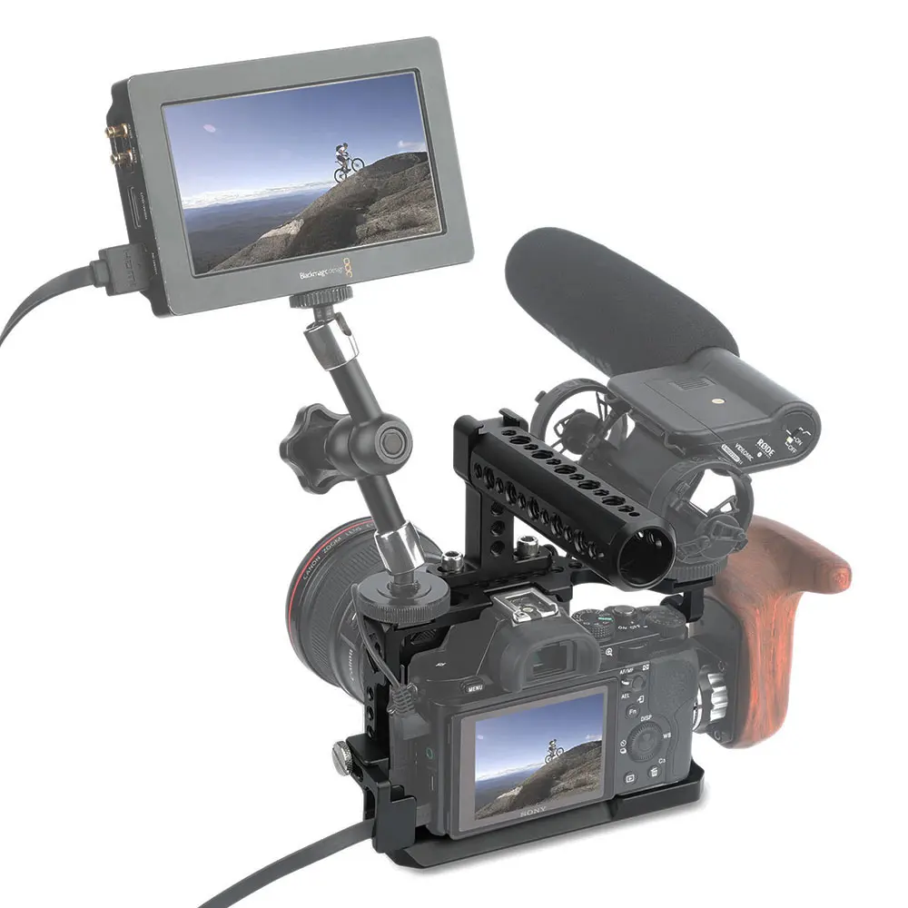 Комплект клетчатых камер SmallRig a7 для Sony A7/A7R/A7S с верхней ручкой зажимом кабеля HDMI