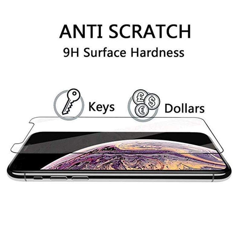 Защитное стекло закаленное для iPhone X/XS MAX/XR/5/6/6s/7/8 Plus/6/6s/7/8|Защитные стёкла и плёнки