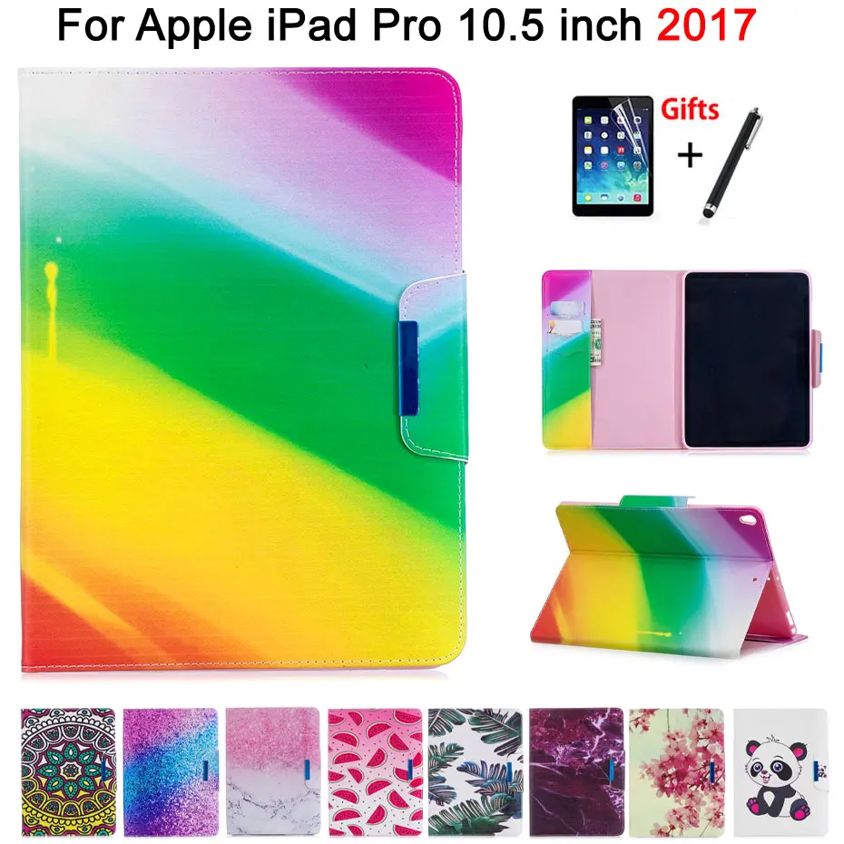 Модный чехол с рисунком радуги для Apple iPad Pro 10 5 дюймов 2017 A1701 планшета силиконовый
