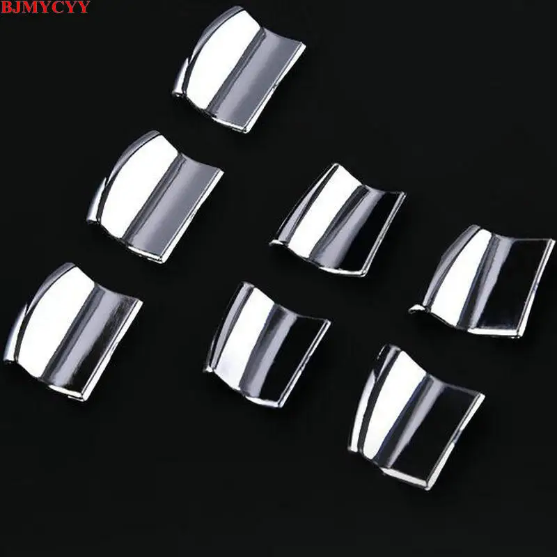 

BJMYCYY Car styling For Renault Koleos 2017 2018 glass Lift switch button Sequin Car window switch Sequin accessories