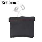 Мини-сумка для наушников Kebidumei, 2019, кожаная простая сумка для хранения наушников, аксессуары для карт памяти