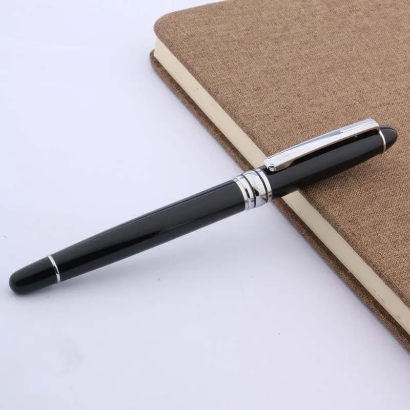 

METAL Kangroo Black Lacquerred With Silver Trim Rollerball Pen