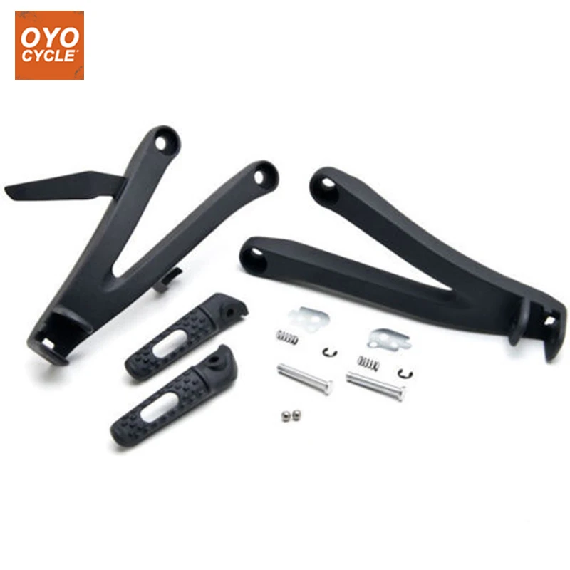 Задний Пассажирские подножки для Honda CBR 600 RR 2007 2008 2009 2010 2011 2012 2013 Кронштейн Подножки CBR 600RR подставки для ног
