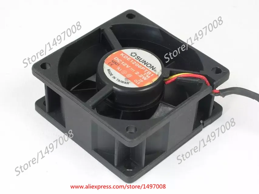 Вентилятор охлаждения сервера SUNON KDE1206PTB1 TM DC 12 В 2 Вт 60x60x25 мм