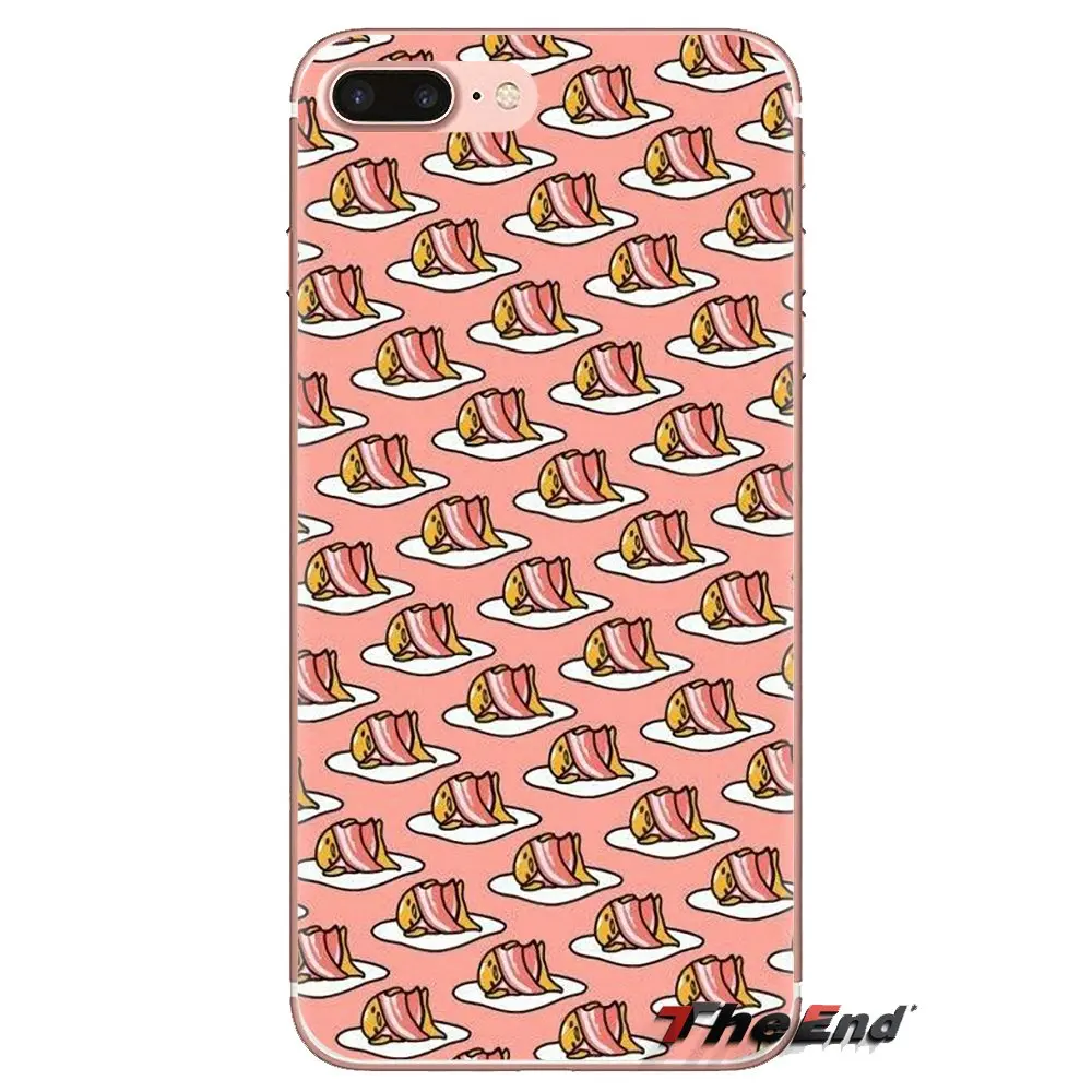 Silicone Phone Case For Samsung Galaxy S3 S4 S5 Mini S6 S7 Edge S8 S9 S10 Plus Note 3 4 5 8 9 Japanese cartoon Lazy Egg Gudetama |
