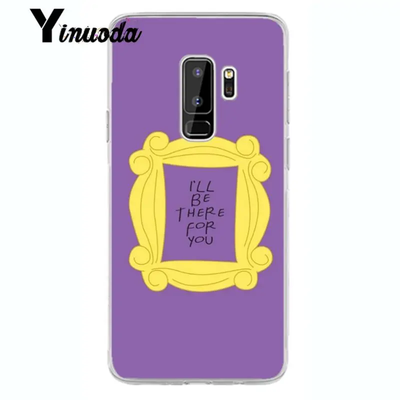 Yinuoda смешной друзья ТВ клиент высокое качество чехол для телефона samsung galaxy S9 plus S7