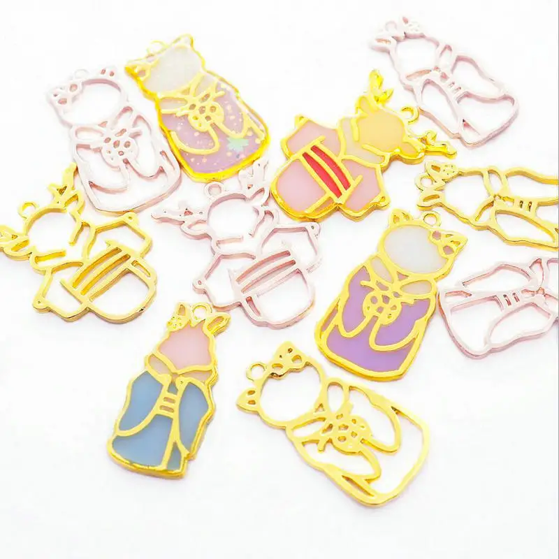 5 шт. кимоно животные открытый ободок для уф смолы ювелирные изделия DIY подвеска в