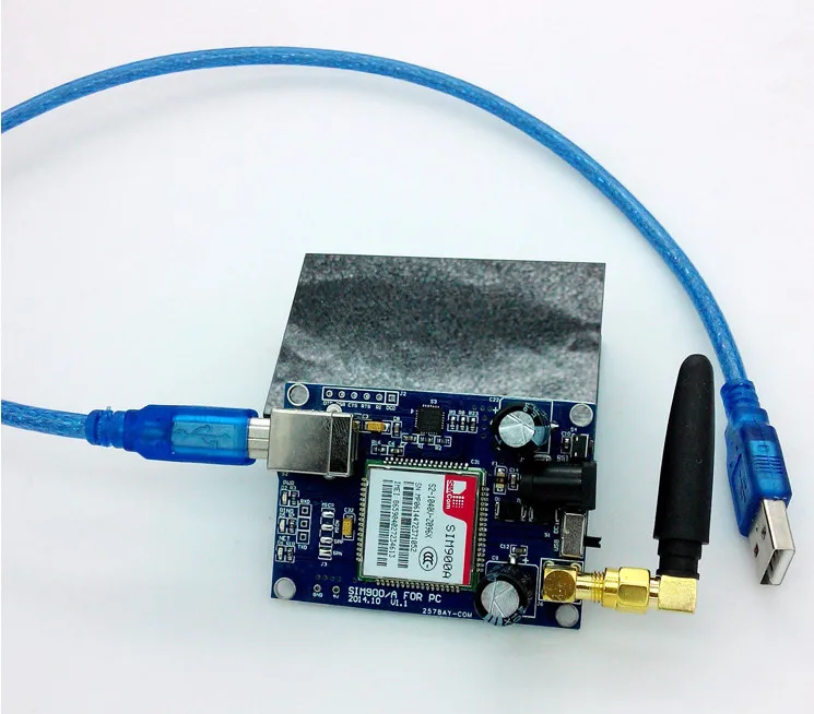 Бесплатная доставка USB SIM900A модуль GSM GPRS компьютерное управление MMS макетная плата