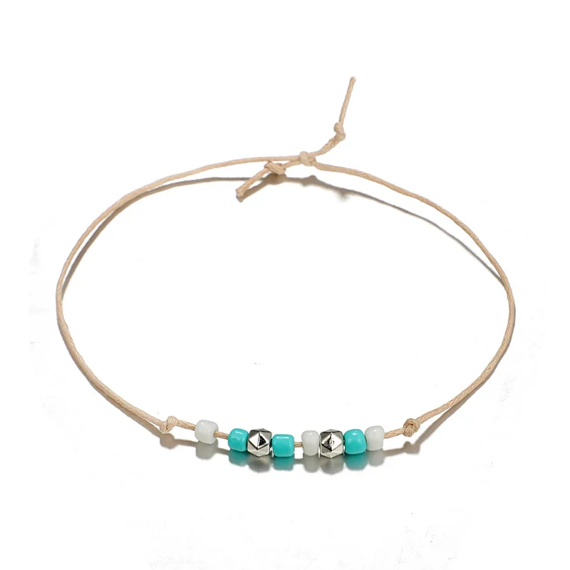 5 шт., Boho, Женская Геометрическая ракушка, кокосовый кулон в виде дерева, браслеты, набор для женщин, девочек, многослойные веревки, подарочные браслеты и ювелирные изделия