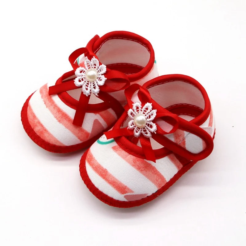 

Baby Girl Shoes Breathable Cartoon Watermelon Pattern Anti-Slip Shoes Casual Sneakers Toddler Soft Soled First Walkers