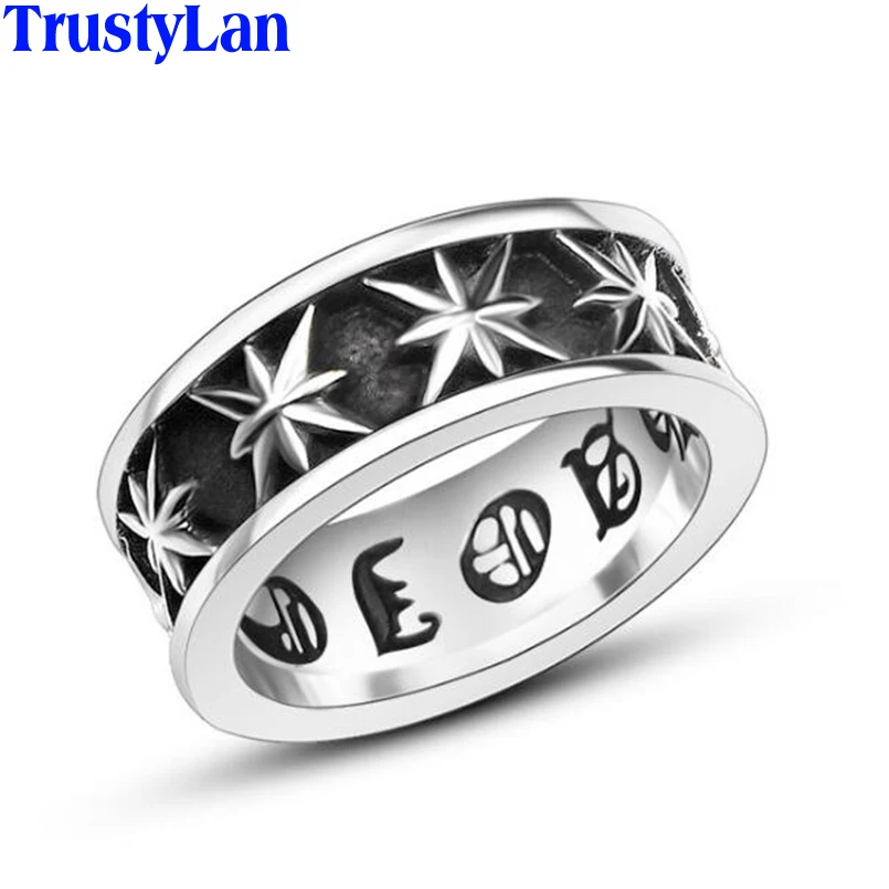 Кольцо TrustyLan из нержавеющей стали для мужчин и женщин Крутое кольцо в стиле панк