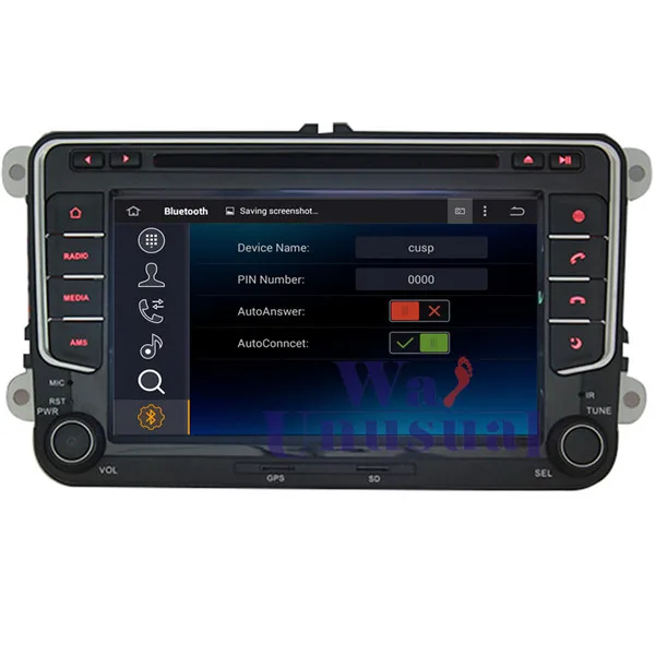 Wanобычно 7 дюймов Восьмиядерный 32G 4G RAM Android 6 0 GPS навигация для VW Cross Golf Bora Amarok