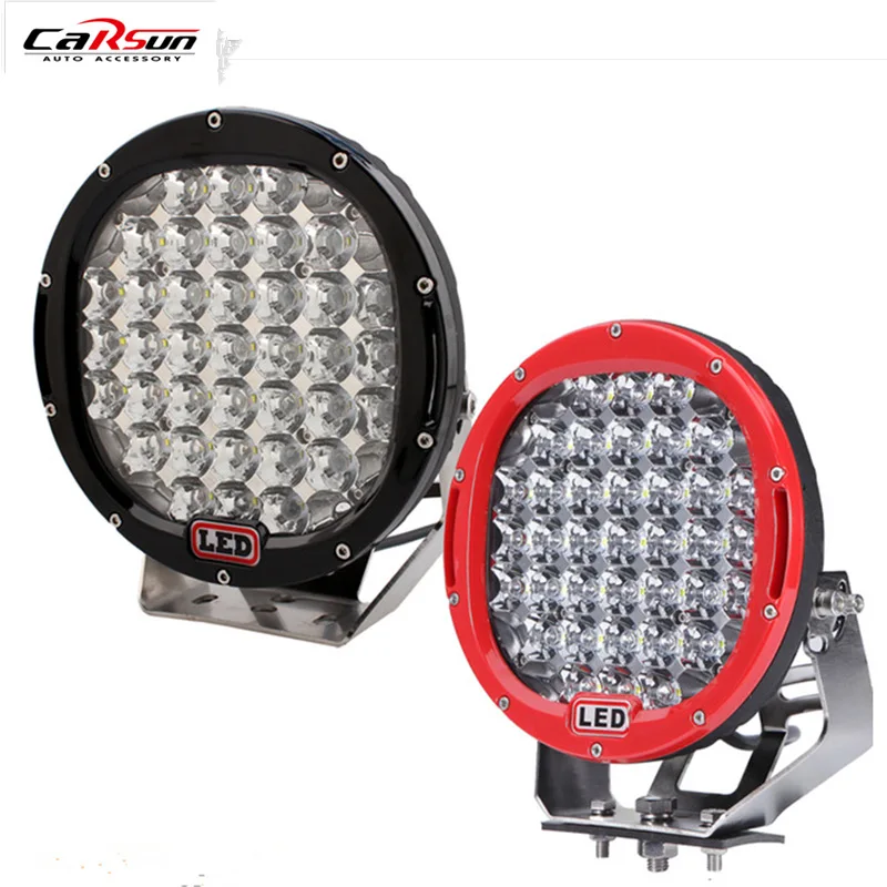 CARSUN 185 Вт красный/черный круглый светодиодный светильник 9 внедорожный рабочий