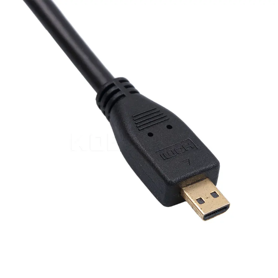 Новый переходник Micro HDMI Тип D штекер-HDMI гнездо A Кабель-адаптер M/F конвертер для