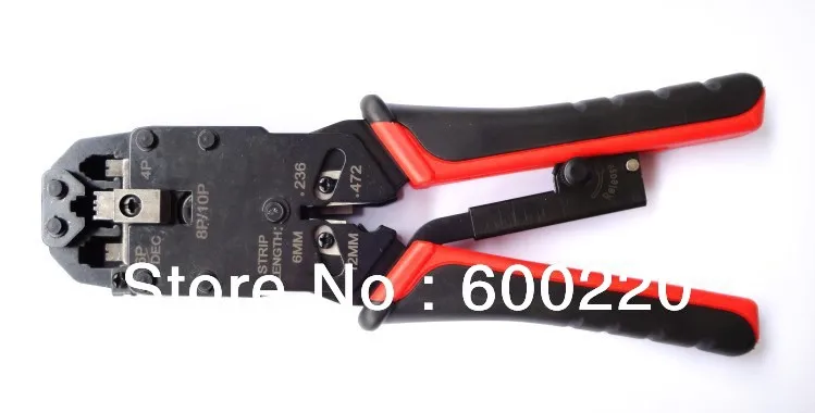 Модульная обжимные плоскогубцы RJ11 RJ12 RJ45 обжимной инструмент для резки кабеля