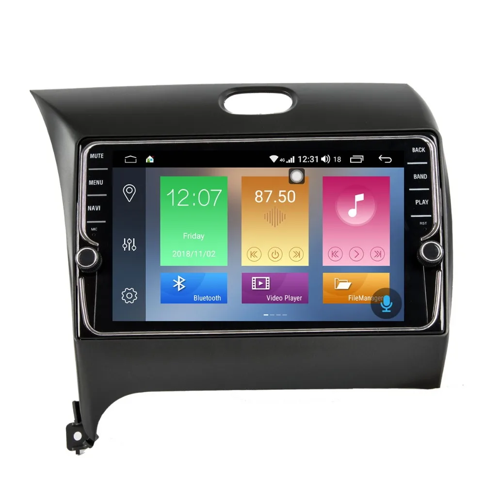 9 дюймов Android 8 1 Автомобильный Радио Видео плеер для KIA K3 2013 2016 с GPS навигацией аудио