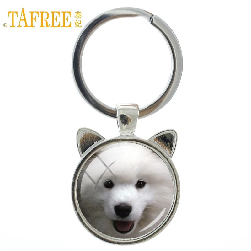 Брелок для ключей TAFREE с собакой самоид юавенсу рисимлери шотландский терьер мини