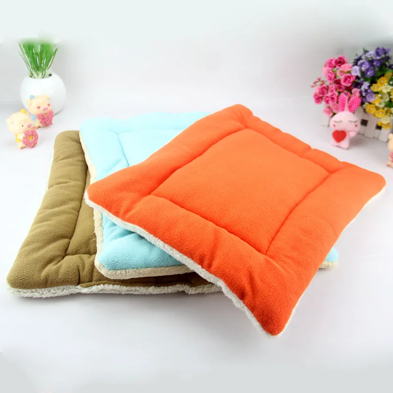 Многоцветный Теплый Мягкий Новый Кровать Собаки Шерсть Домашних Животных