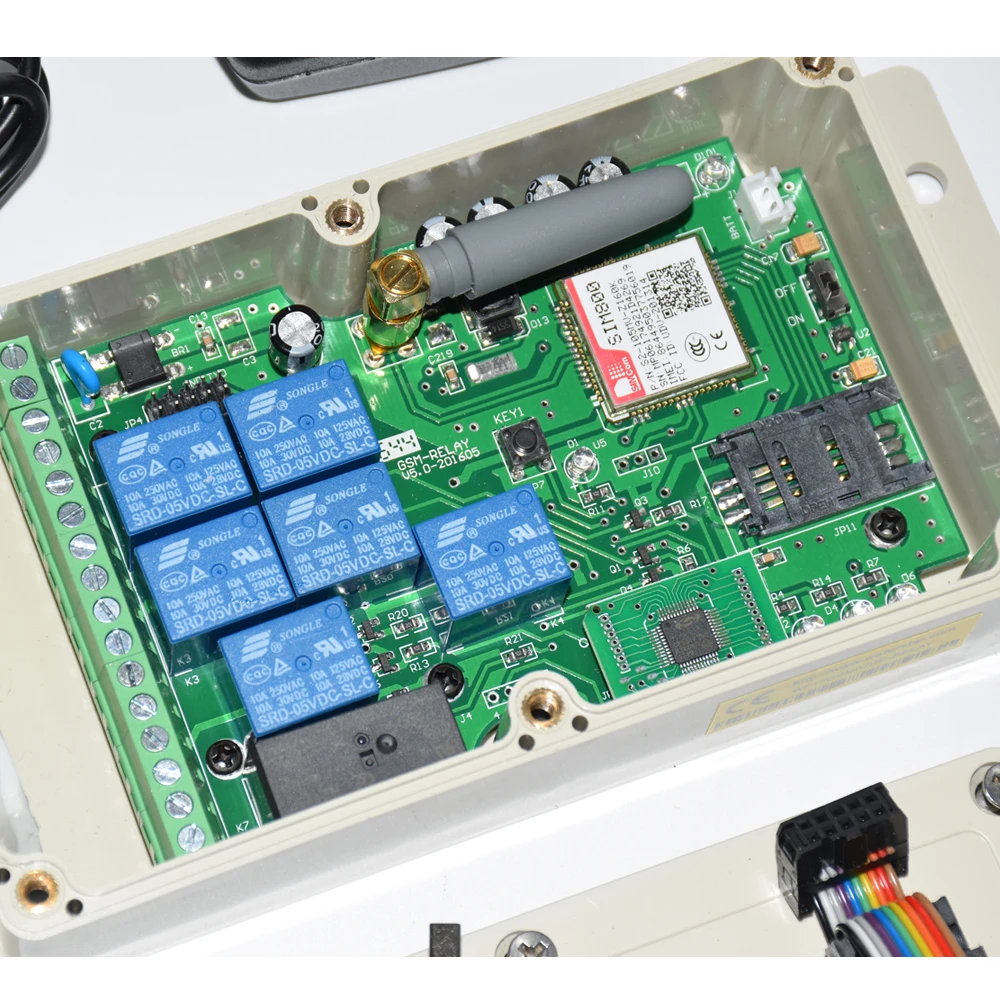 Блок дистанционного управления Badodo Seven реле GSM на выходе (блок питания для DC12V 24V)