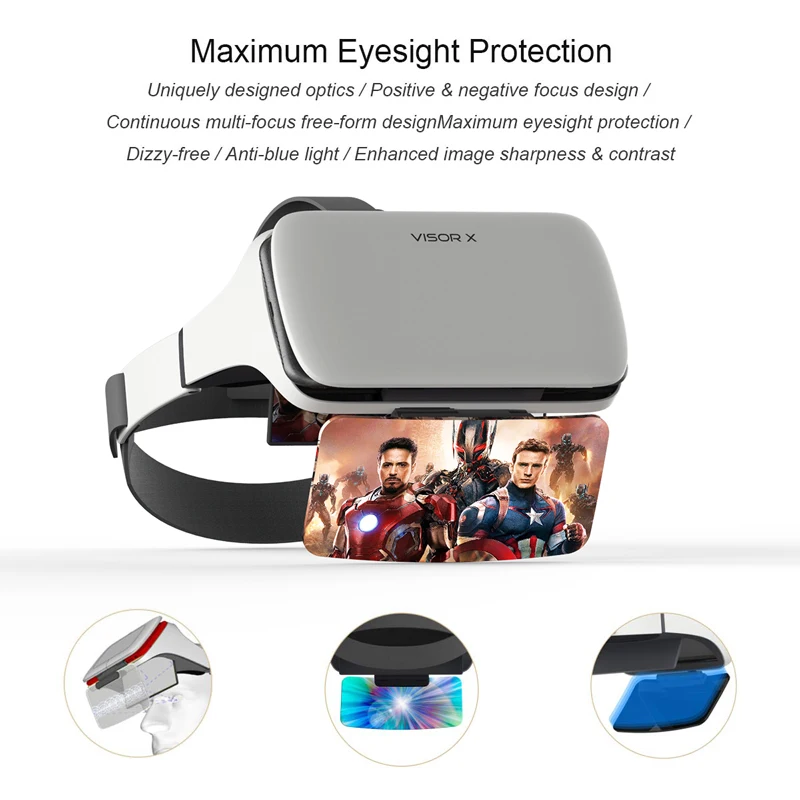 Ximmerse Phone Magnifier Screen 3D Amplifier Smartphone Cell Game Video Universal Holder Stand Lazy Bracket Visor X | Мобильные