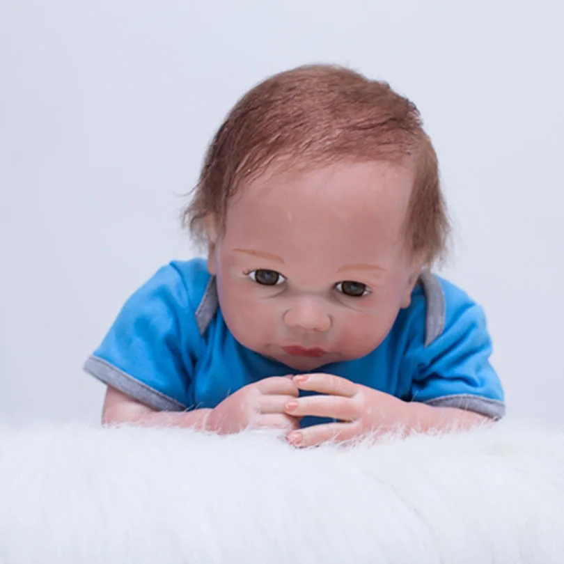 Кукла реборн из 2017 хлопка Милые силиконовые живые младенцы игрушки для мальчиков