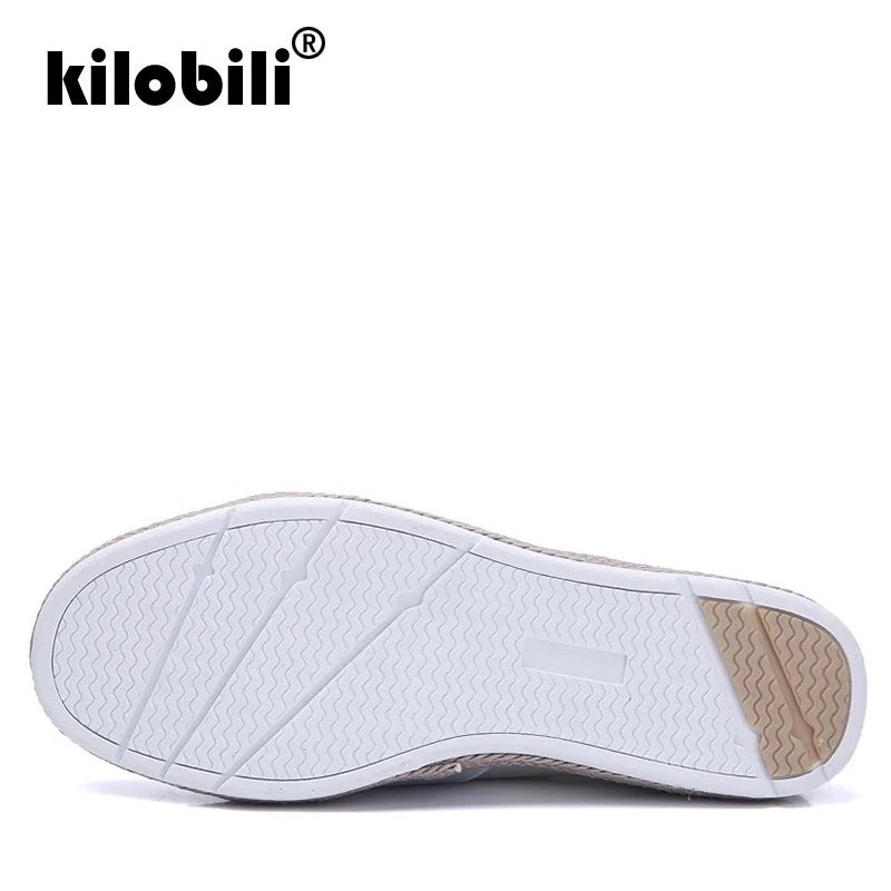 Kilobili/Женская обувь из натуральной кожи на плоской подошве Балетки без шнуровки