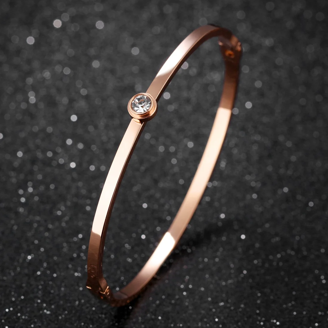 Бренд JHSL женские браслеты из нержавеющей стали с инкрустацией небольшой