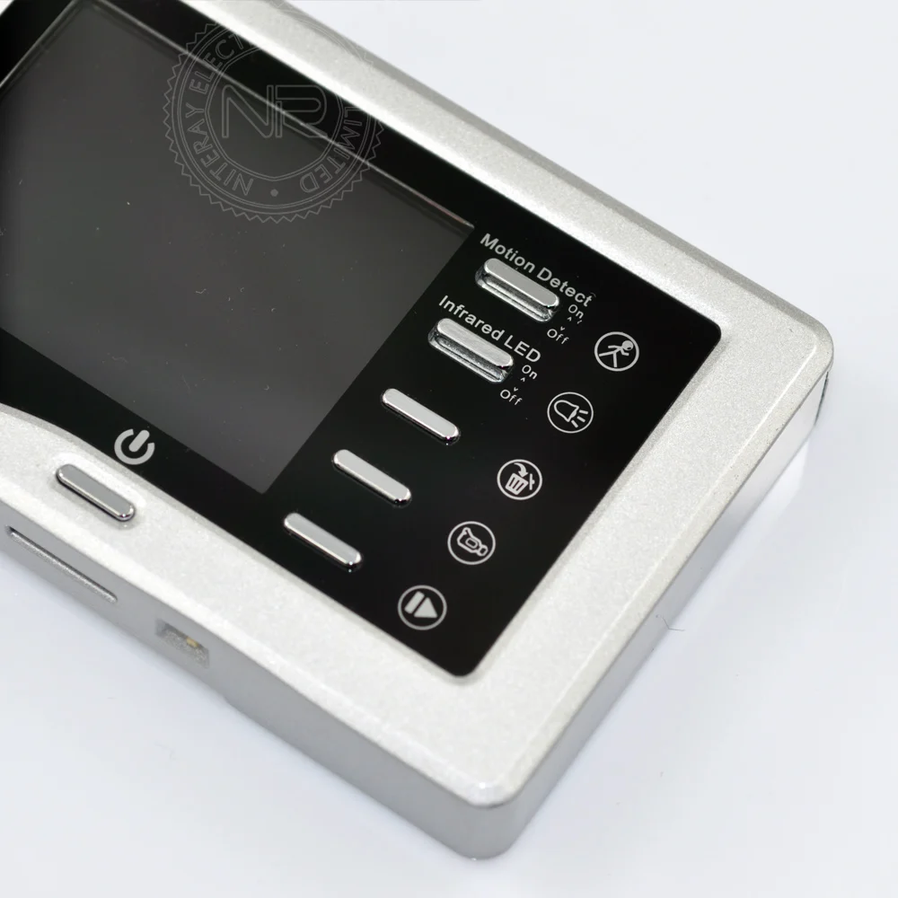 Супер Тонкий 3.0 жк-Цифровой Глазок Двери Видео Камера с Сплава Металлический