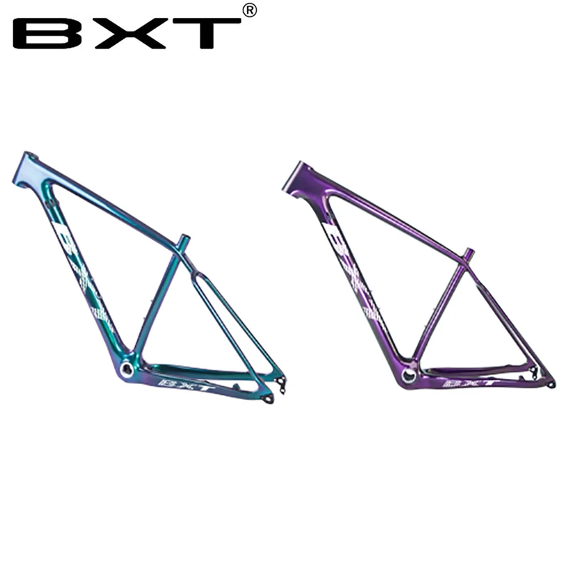 BXT Новинка T800 карбоновая рама 29er mtb рама для горного велосипеда BSA дисковый тормоз коническая велосипедная Рама заводской выпуск 142*12 мм 148*12 мм