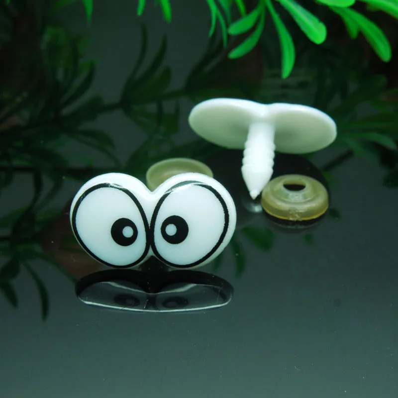 28*17 мм белые/черные Мультяшные пластиковые аксессуары ручной работы для сделай