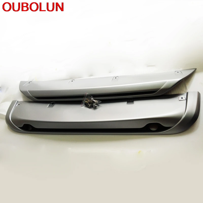 OUBOLUN 2 шт. для Nissan Qashqai Dualis J11 2014 2015 2016 2017 ABS защита переднего и заднего бампера