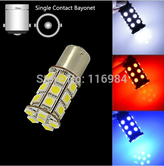 

2 шт. 1156 BA15S 5050 27 SMD светодиодный Автомобильная Поворотная задний тормоз лампа стоп-сигнала светодиодные лампы 12V белого цвета