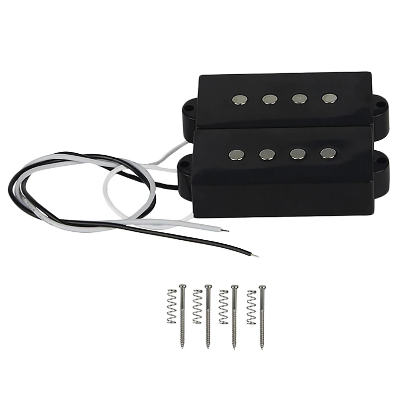 SEWS Pb P Бас Пикап Humbucker для 4 струн Замена баса бас гитара Часть черный|Детали и
