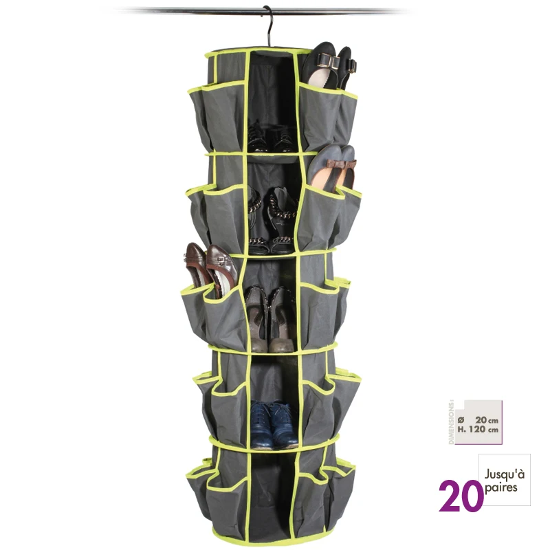 Подвесной органайзер для хранения обуви полка держатель стойка экономия места