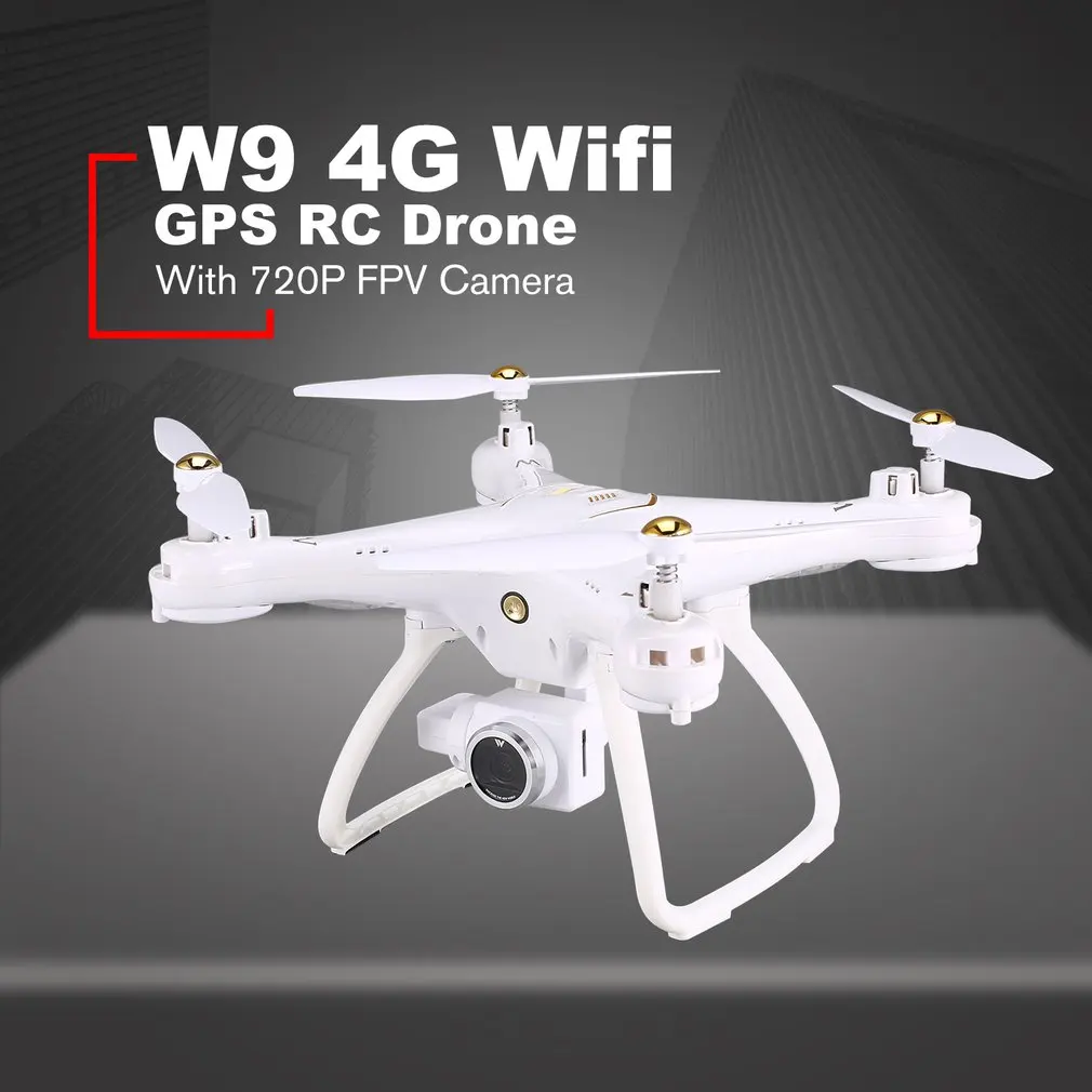 Attop W9 4G/5G Wifi gps 720 P/1080 P FPV камера в режиме реального времени передача RC Дрон