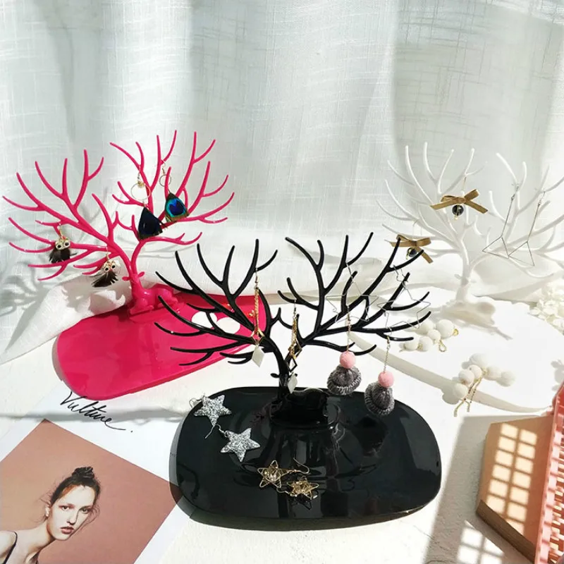 Стеллаж для демонстрации ювелирных изделий пластиковый рога в форме оленя