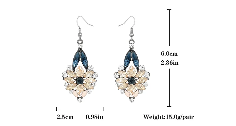 Женские классические серьги кристалл VEYO Крючки для ушей Лидер продаж|earrings for|hook