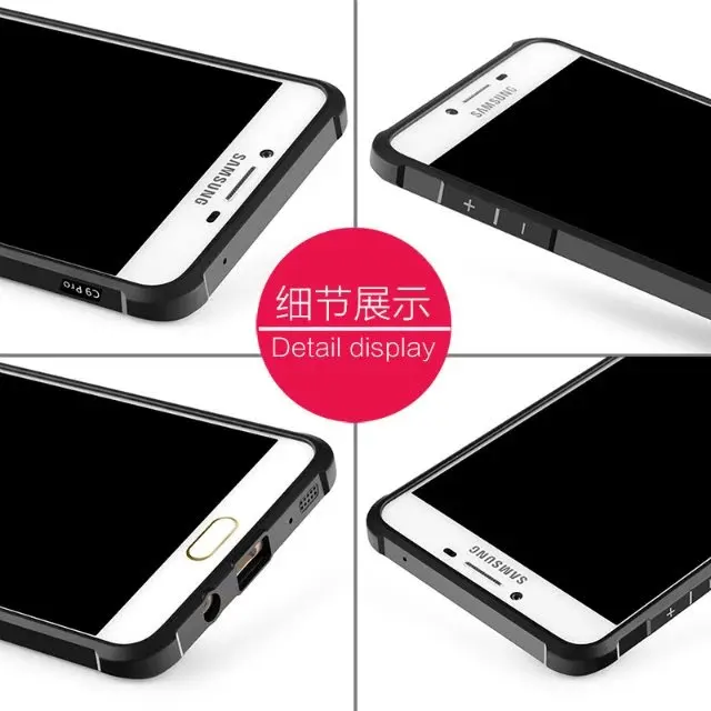 Новые Богатые шаблон Стиль телефон case Для Samsung galaxy c9 pro c9pro Royal Luxury матовая тпу