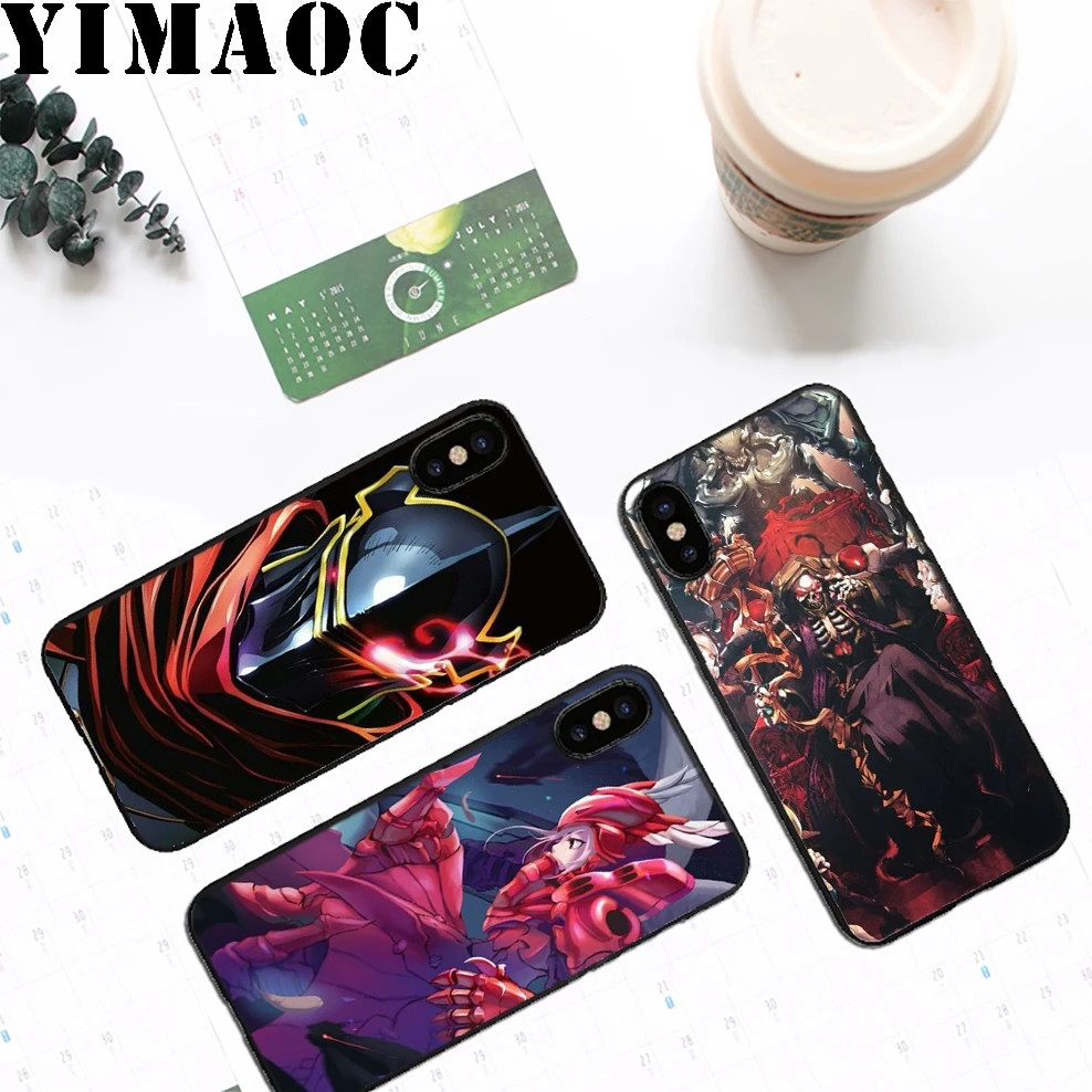 YIMAOC Overlord Japan аниме Мягкий силиконовый чехол для iPhone 11 Pro Xr Xs Max X или 10 8 7 6 6S Plus 5 5S SE |