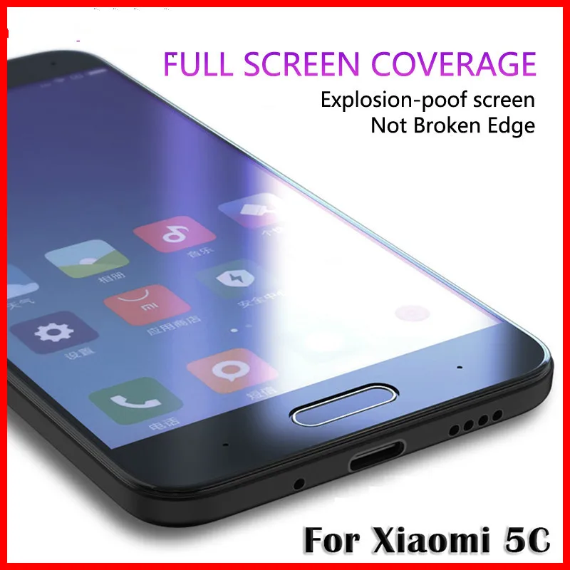 Чехол из закаленного стекла для Xiaomi Mi 5C Xiomi Xiami Xaomi Mi5C M5C Защита экрана Пленка