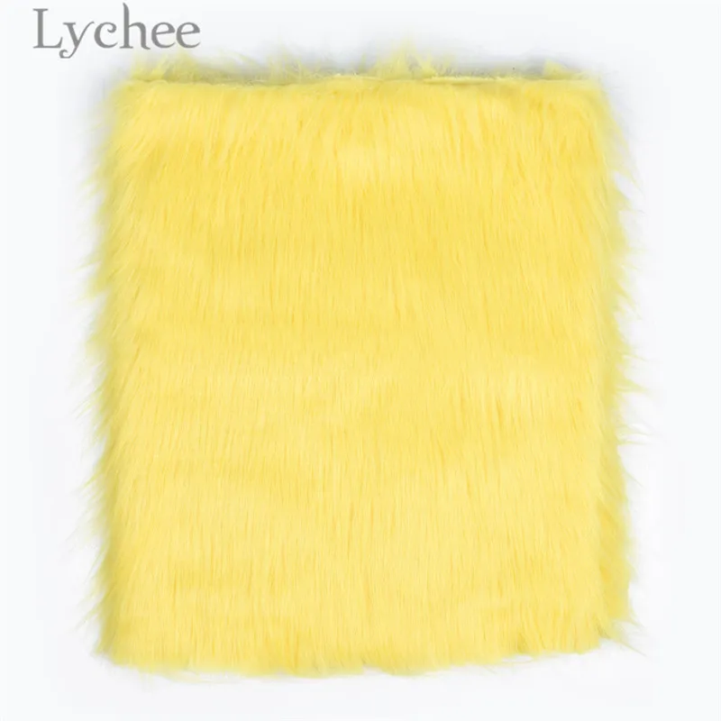Плюшевая игрушечная ткань Lychee Life 50 см x 175 высококачественная из искусственного