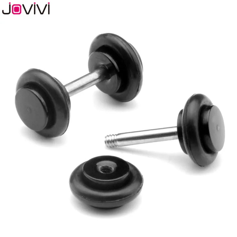 JOVIVI смешанные 18 г черные акриловые Поддельные Вилки висячие серьги с