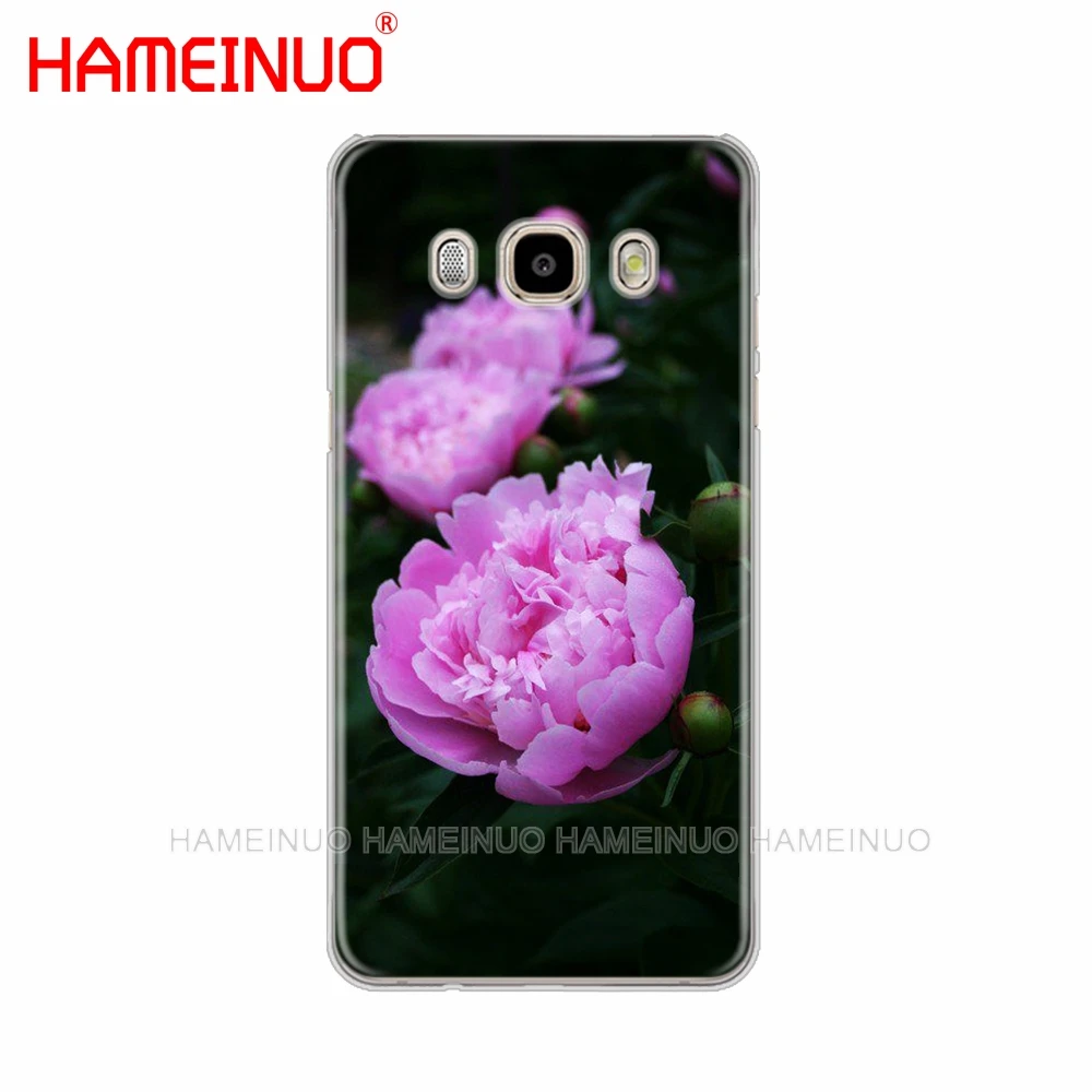 HAMEINUO Модный чехол для телефона с фиолетовыми летними пионами цветами и Samsung Galaxy J1