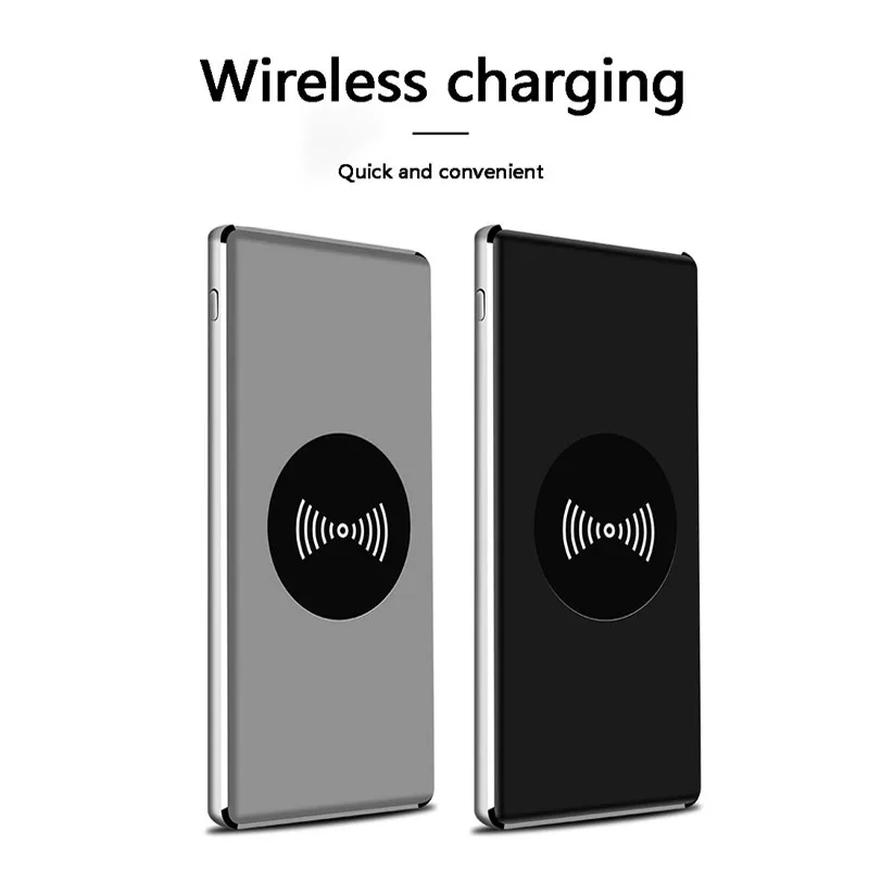 Power Bank10000mah Внешняя батарея беспроводная зарядка power bank портативное зарядное