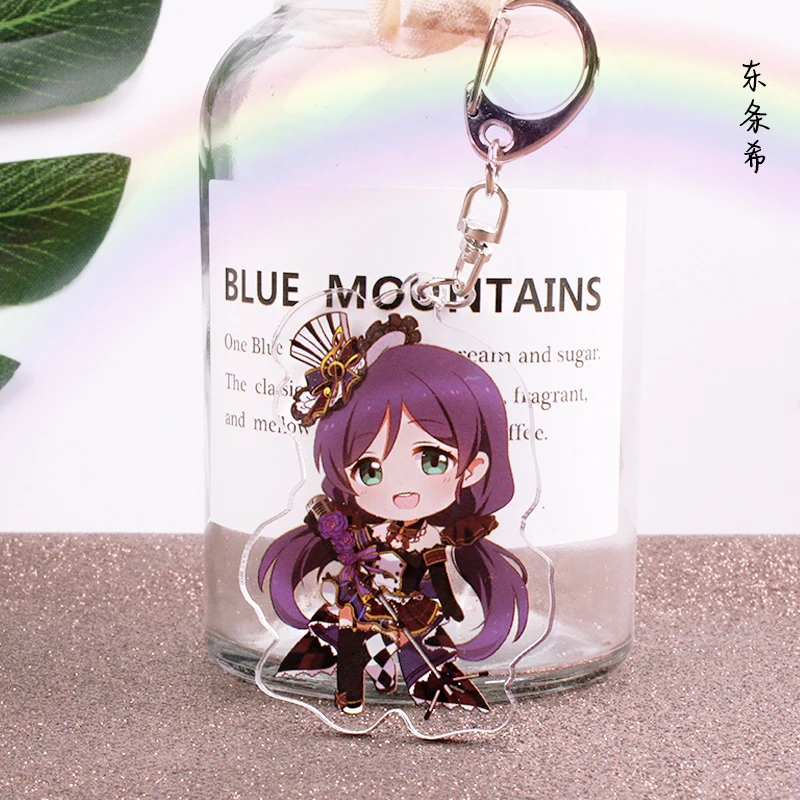 H01 Аниме LoveLive брелок Love Live Kotori Minami Nico Sleepy Girl Супер милые животные Twoside принт брелки для фанатов подарок - Цвет: H01