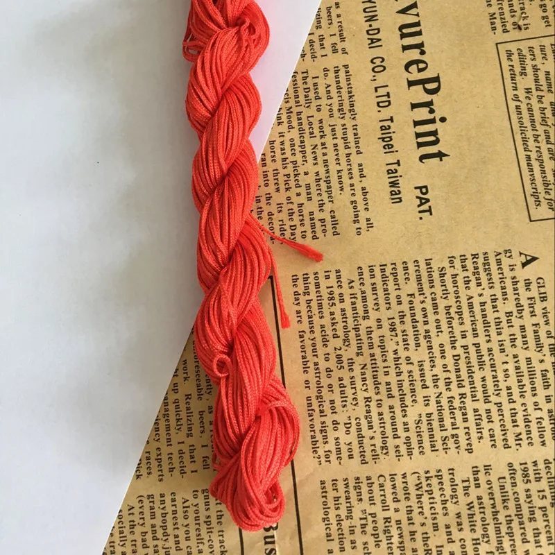 28Meters 1MM Wholesale Beading Thread Bead Cord String Strap Red/Black Rope For DIY Bracelet Necklace Keep Colors Fine Quality | Украшения