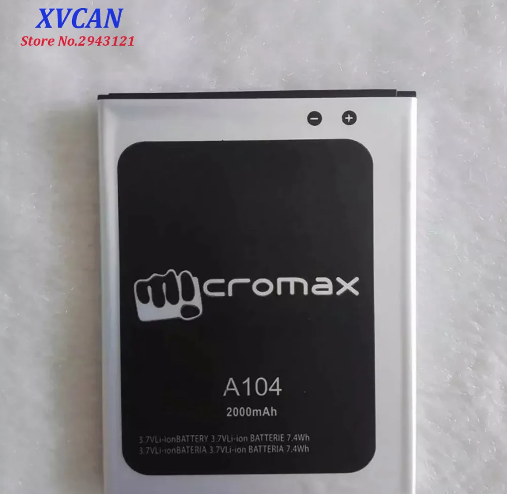 Высокое качество оригинальный для Micromax A104 мобильный телефон литиевая батарея