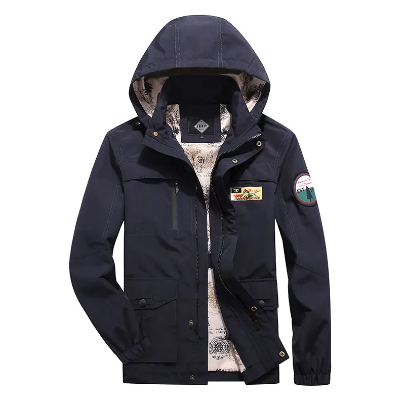 JEEP SPIRIT 2019 осенне-весенняя куртка карго пальто мужская хлопковая одежда с